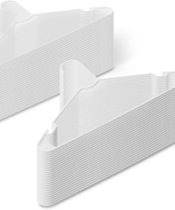 Amazon Basics Space Saving Plastic Clothes Hangers. Sturdy Closet Organizer for Shirts and Jackets. Adult Size. White. 50-Pack